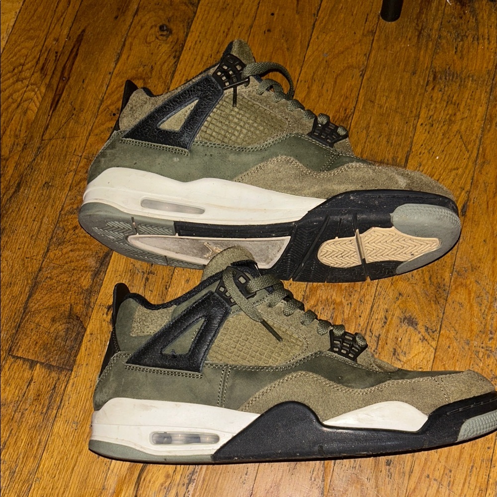 Jordan Olive Green Sneakers - Picture 2 of 6